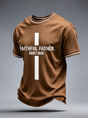Men's Faithful Father Godly Man T-Shirt