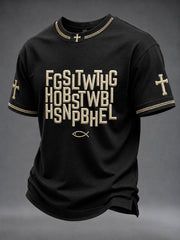 Men's Christian Bible Verse For God So Loved The World Short Sleeve T-shirt