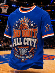 Men's GO NEW YORK GO! Gift For Basketball Fans Print Casual Tee