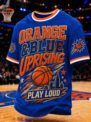 Men's GO NEW YORK GO! Gift For Basketball Fans Print Casual Tee