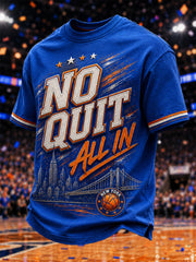 Men's Gift For Basketball Fans Print Casual Tee