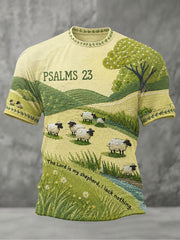 Men's Faith Print Casual T-Shirt