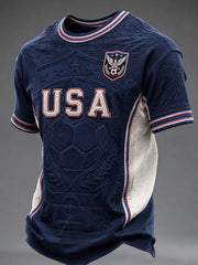 Men's USA Football Printed T-Shirt