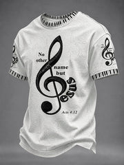 Men's “No Other Name But Jesus”Faith Casual Unisex T-shirt