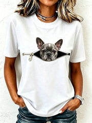 Women's Lovely French Bulldog T-Shirt