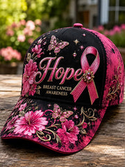 Unisex Breast Cancer Awareness Design Print Cap