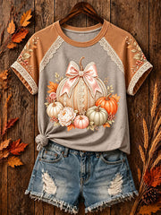 Women's Fall Pumpkin T-Shirts