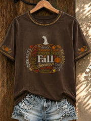 Women's Autumn Printed T-shirt