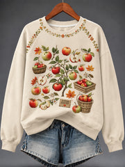 Women's Autumn Art Print Sweatshirt