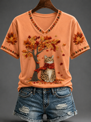 Women's Fall Short-sleeved T-shirt