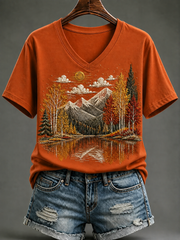 Women's Fall Short-sleeved T-shirt