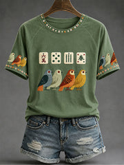 Women's Mahjong Casual T-Shirts