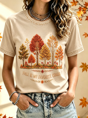 Women's Fall Is My Favorite Color short-sleeved T-shirt