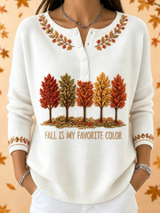 Women‘s Fall Is My Favorite Color long-sleeve cardigan