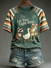 Women's 'Let Your Light Shine' Christian T-Shirts