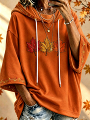 Women’s Fall Trees Fall Leaves Printed Hoodie