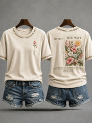 Women’s 'His Way Is Better' Printed Casual T-Shirt