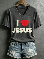 Women's I Love Jesus T-shirt