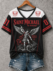 Women's Saint Michael Short-sleeved T-shirt