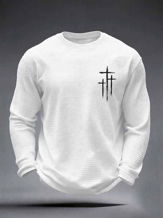 Men's Faith Cross Waffle Top
