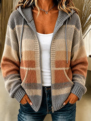Women's Fall Art Print Casual Coat