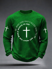 Men's Be Who God Has Called You To Be Not What The World Wants To See Waffle Top
