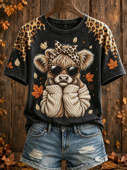 Women's Autumn Highland Denim T-shirts
