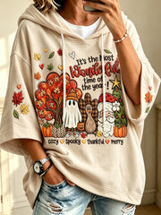 Women’s The Most Wonderful Time Of The Year Print Cozy Hoodie