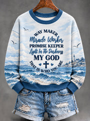 Women's Christian Waymaker Regular Sweatshirt