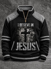Men's Faith Printed Casual Sweatshirt