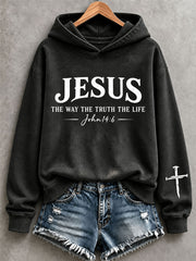 Women's Jesus The Way The Truth The Life Hoodie