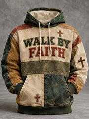 Men's Walk By Faith Printed Hoodie