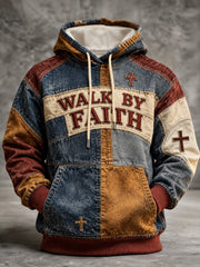 Men's Walk By Faith Printed Hoodie