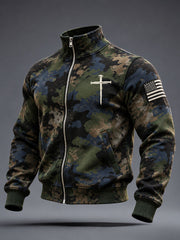 Men's Christian Art Cross Jacket