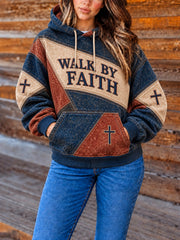 Women's Walk By Faith Printed Hoodie