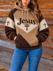 Women's Jesus Printed Hoodie