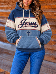 Women's Jesus Printed Hoodie