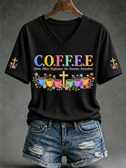 Women's Christian Christ Offers Forgiveness For Everyone Short Sleeve T-shirt