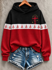 Women's Christmas Faith Print Sweatshirt