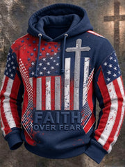 Men's faith over fear Hoodie