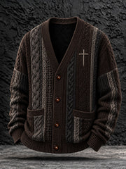 Men's Faith Casual Cardigan Sweater