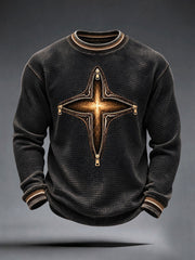 Men’s Christian Art Cross Waffle Top