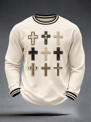 Men’s Christian Art Cross Waffle Top