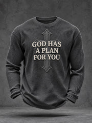 Men's God Has A Plan For You Waffle Top