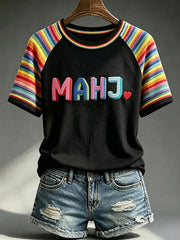 Women's Mahjong Casual T-Shirts