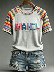 Women's Mahjong Casual T-Shirts