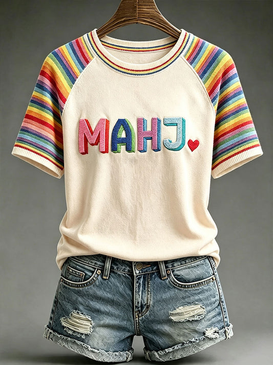 Women's Mahjong Casual T-Shirts