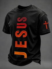 Men's JESUS Printed T-shirt