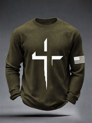 Men's Faith Cross Waffle Top