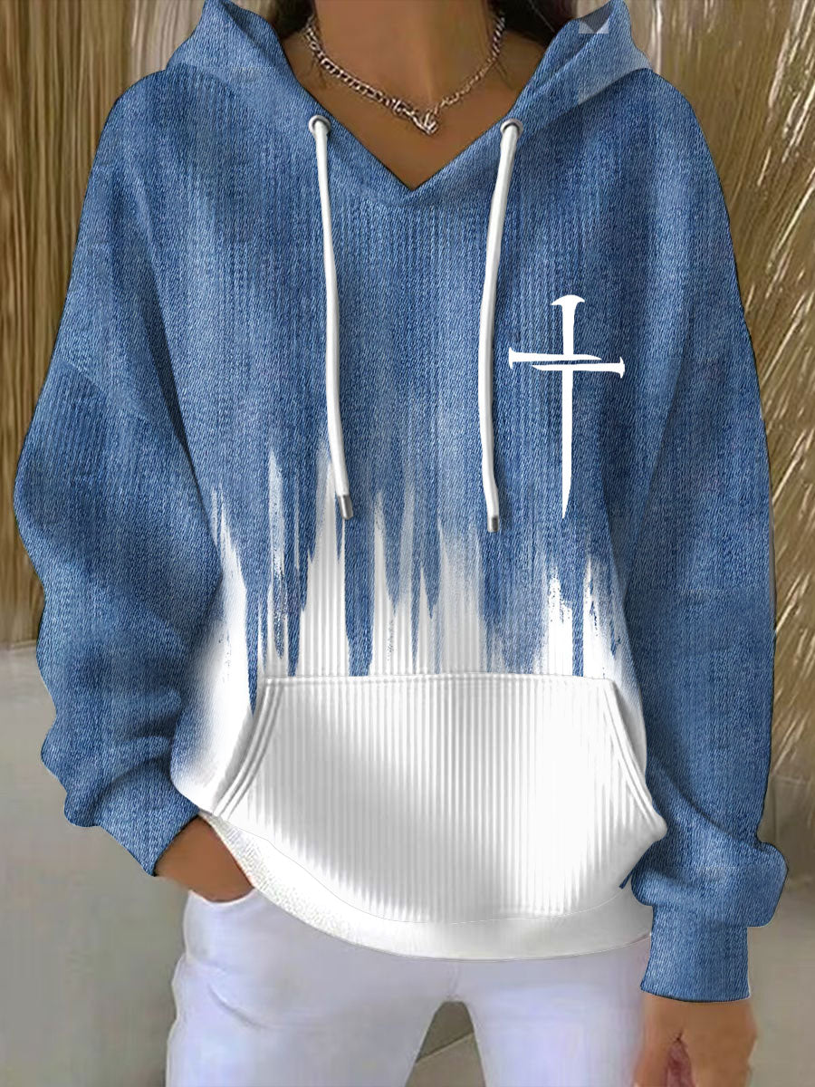 Women's Faith Art Printed Hoodie